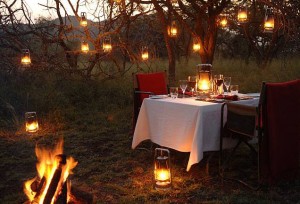 Bush dinner at Thanda