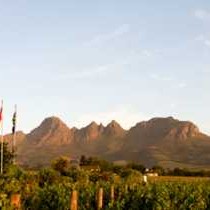 Our view of the Helderberg mountain.